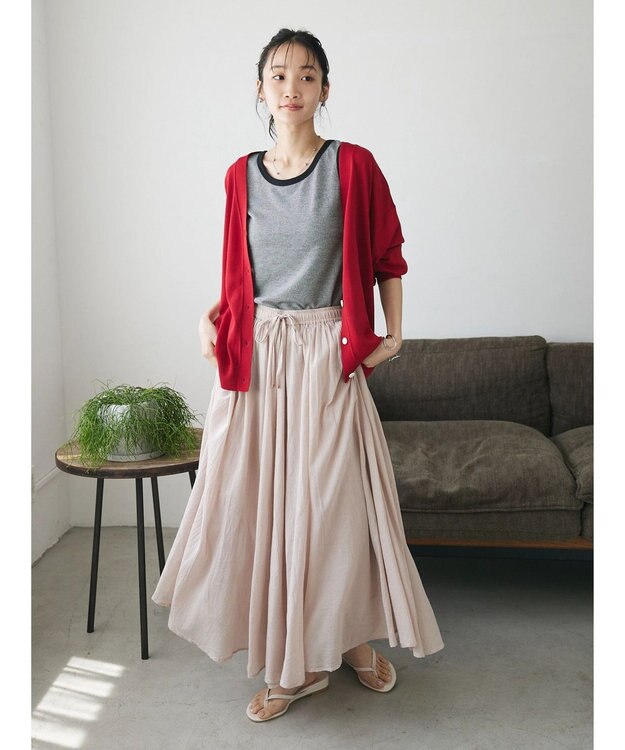 CRAFT STANDARD BOUTIQUE レトロ柄前後２ＷＡＹタンクトップ Black