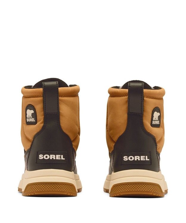 SOREL SOREL/ 【KIDS】ユース ウィットニー3 ミッド ウォータープルーフ /ソレル Tawny Buff、 Black