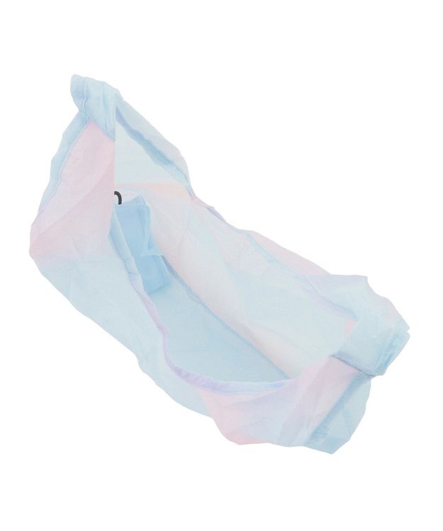 MOONBAT POLO RALPH LAUREN(ポロ ラルフローレン)ポロポニー ポケッタブル レインバッグ Sサイズ 無地 ストラップベルト付き サックスブルー