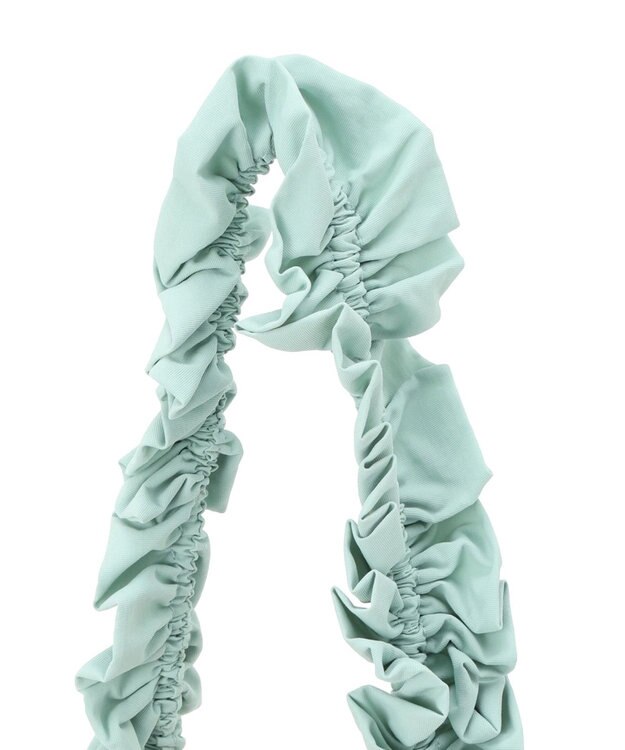 Green Parks ・ギャザーハンドルショルダーバッグ Mint Green