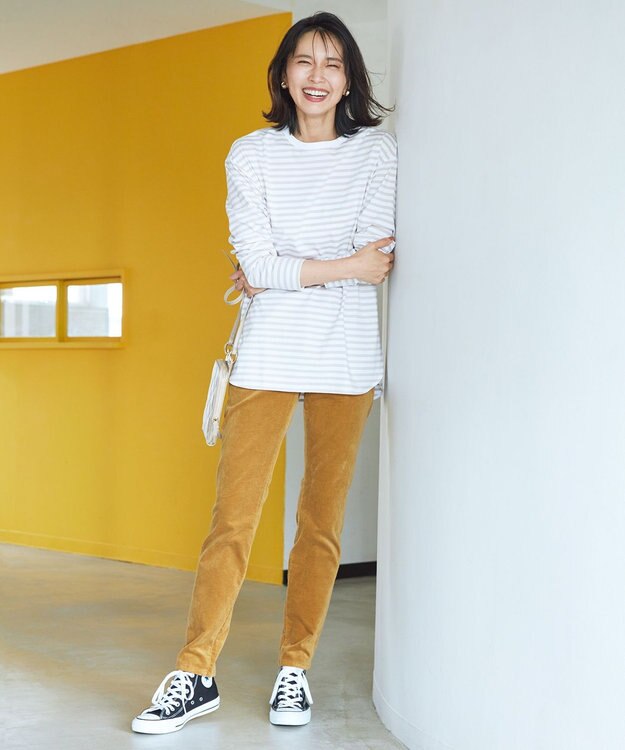 23区 【新色追加】キルティング スマホ ポシェット ベージュ系