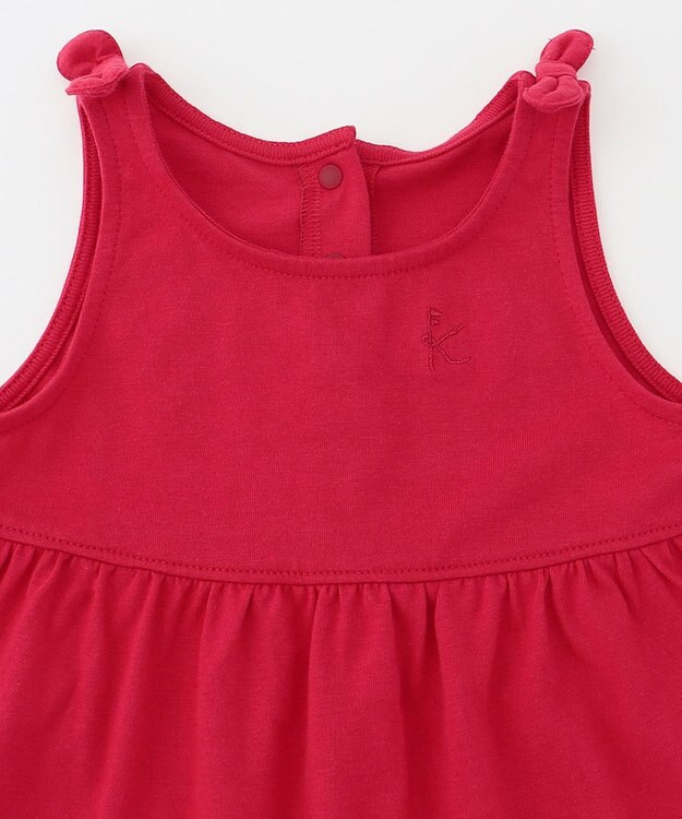 組曲 KIDS 【80-90cm】Tulips Shower  ジャンパースカート ベージュ系5