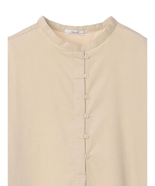 CRAFT STANDARD BOUTIQUE コーデュロイリブ付きワンピース Ivory