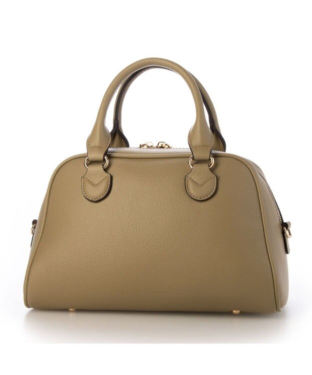 UNBILLION 【テレビ ドラマ着用アイテム】カシュカシュ cachecache / シボフェイクレザー2wayボストンバッグ オリーブ