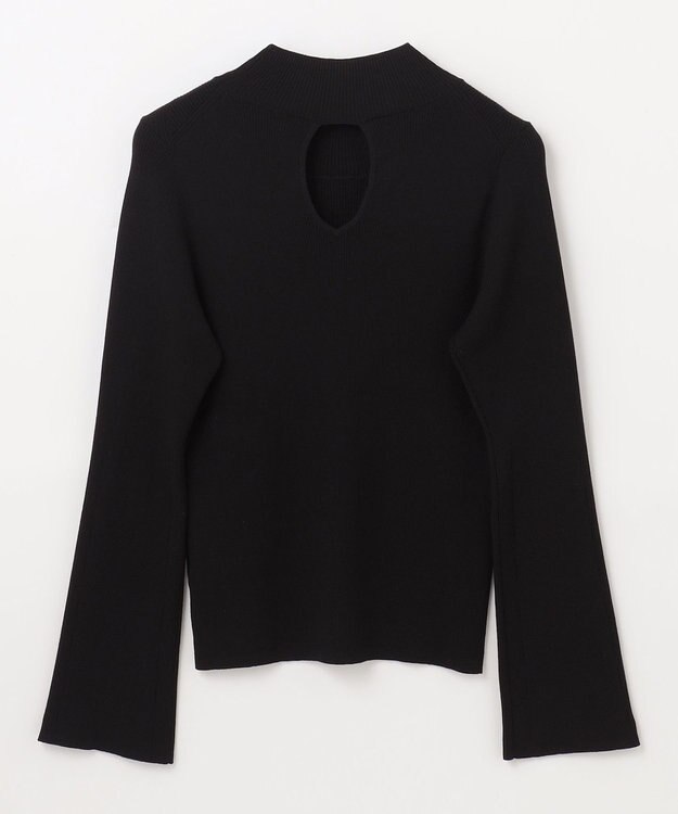 GRACE CONTINENTAL リブニットトップ ブラック