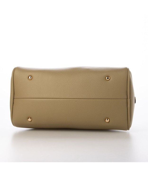 UNBILLION 【テレビ ドラマ着用アイテム】カシュカシュ cachecache / シボフェイクレザー2wayボストンバッグ オリーブ