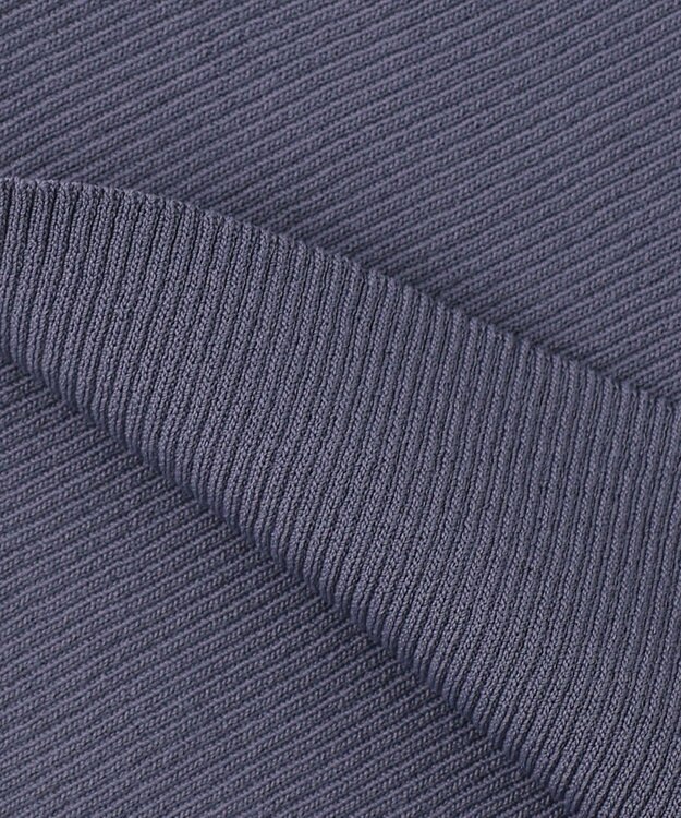 ANY SIS 【洗える】チュールスリーブ ニット ダスティブルー