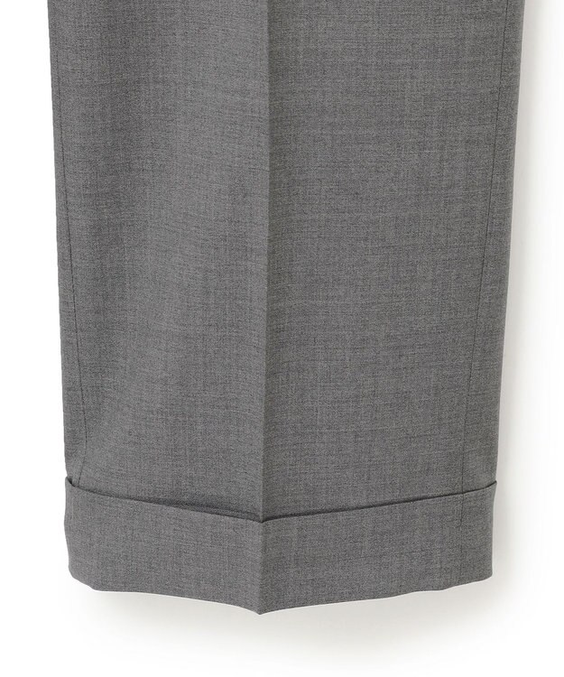 J.PRESS MEN 【J.PRESS ORIGINALS】PEPPIN MERINO TROPICAL PIPED STEM TROUSERS / JAPAN MADE ライトグレー系