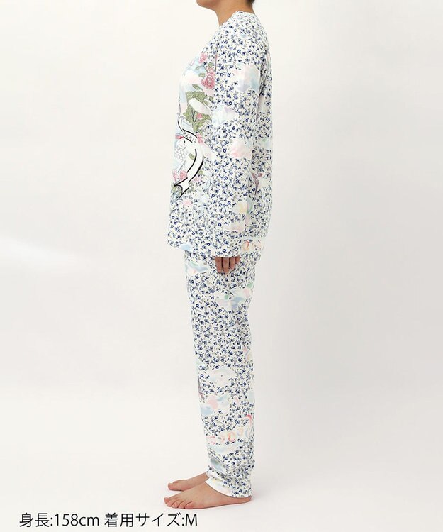 tsumori chisato SLEEP ツモリチサト パジャマ 長袖 長ズボン 綿100%(本体) レディース UDX580 /ワコール アイボリー