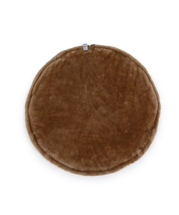 PET PARADISE ペットパラダイス くまちゃん 遠赤外線 ボアマット 丸型 (70cm) ブラウン