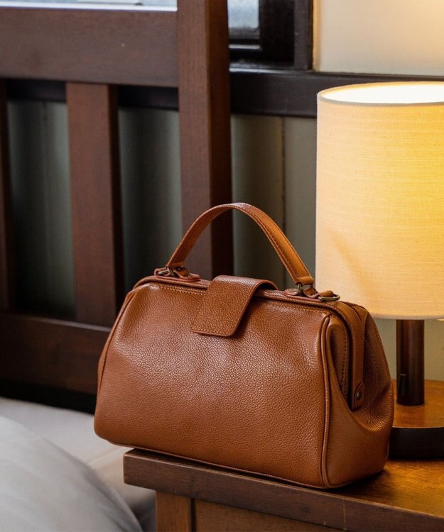 Atelier nuu 日本製 国産レザー parcel ナノダレス ショルダーバッグ キャメル