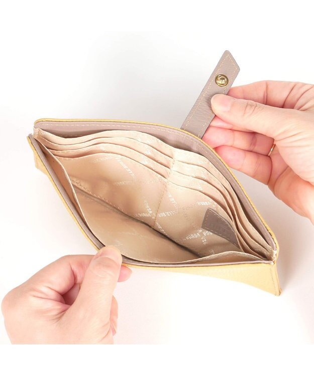 PELLE BORSA スリムウォレット Fine Goods フィーネグッズ 5442 エクルベージュ