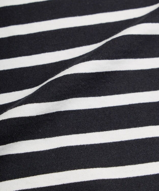 AMERICAN HOLIC バスクボーダー半袖プルオーバー Black