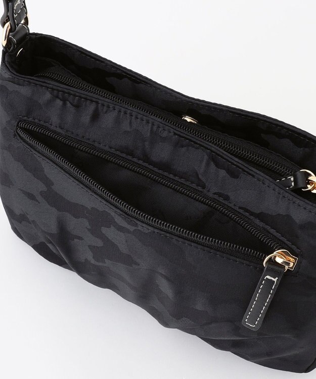 LA BAGAGERIE シャドージャカード ショルダーバッグ ブラック