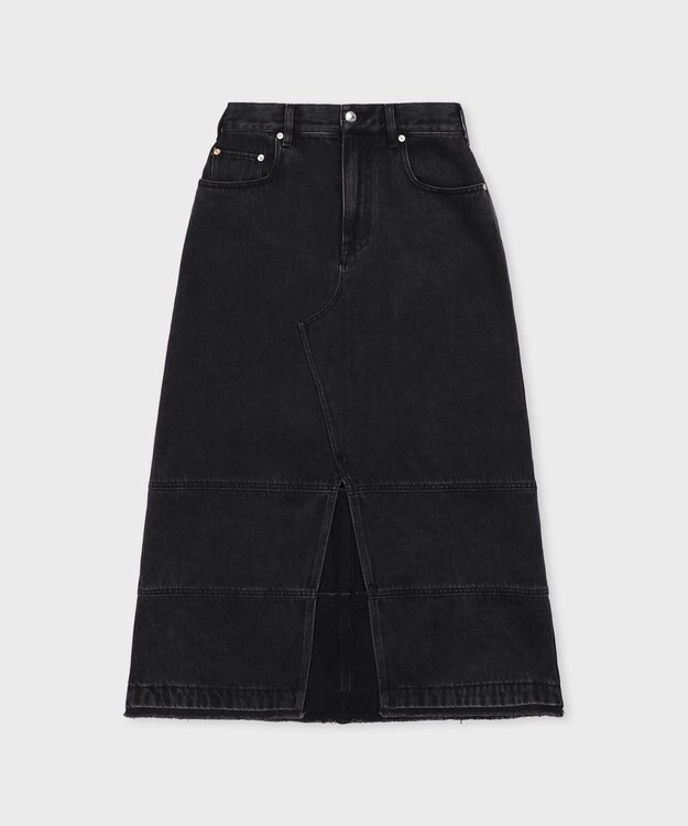 Paul Smith ウォッシュド デニム スカート ブラック