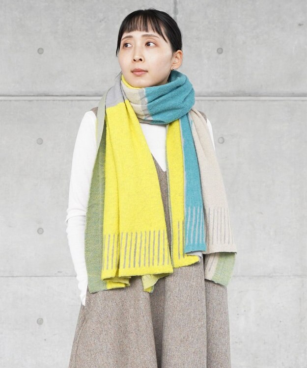 nitorito 【UNISEX】oh.hori ストール yellow