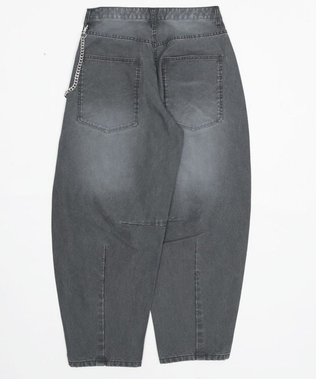 WEGO チェーン付きバルーンパンツ スミクロ