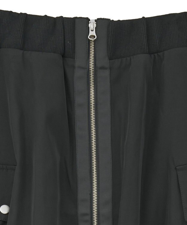 Green Parks ・ＳＵＧＡＲ　ＳＰＯＯＮ　ミリタリーフレアスカート Black