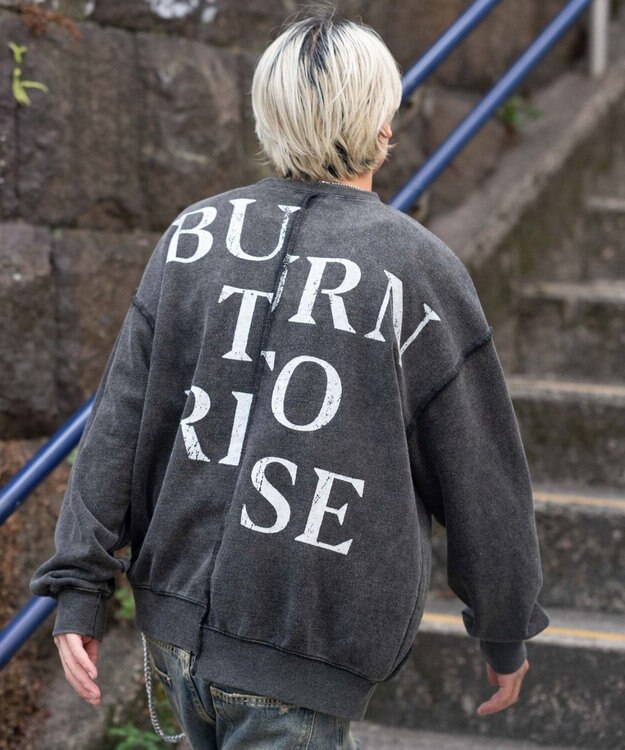 WEGO 【ユニセックス着用ITEM】ヴィンテージグラフィックドッキングプルオーバー 柄1