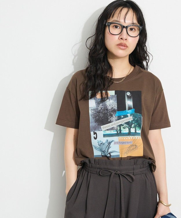 CRAFT STANDARD BOUTIQUE フォトプリントTEE Brown
