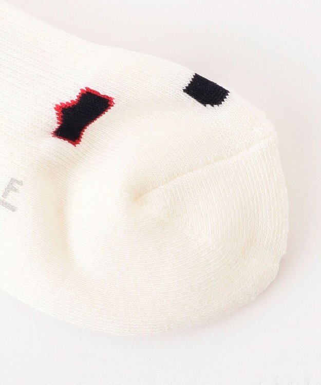 23区GOLF 【WOMEN】【日本製】ステッカーモチーフ アンクルソックス ホワイト系5