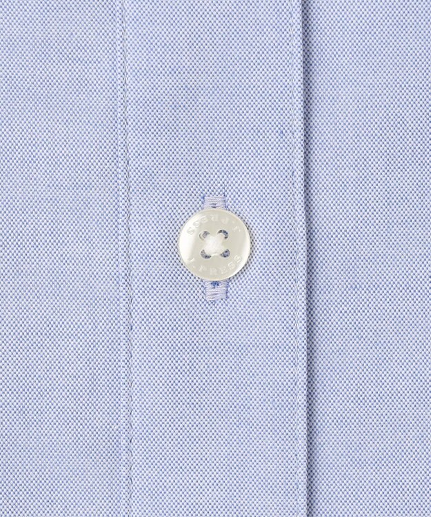 J.PRESS LADIES 【洗える】PINオックス ボタンダウン シャツ ブルー系