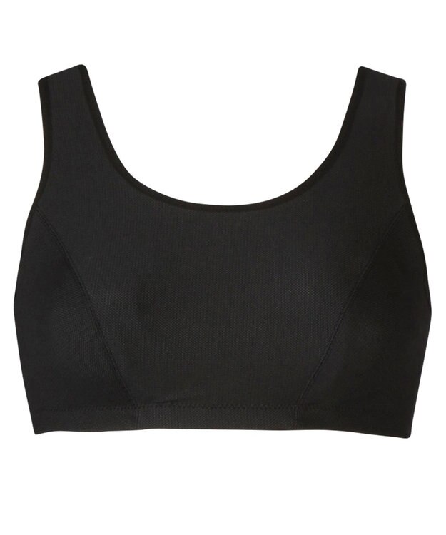 CW-X 【WOMEN】 スポーツブラ ハイ サポートタイプ 【バストをしっかり守る】 吸汗速乾 HTY138 /ワコール ブラック