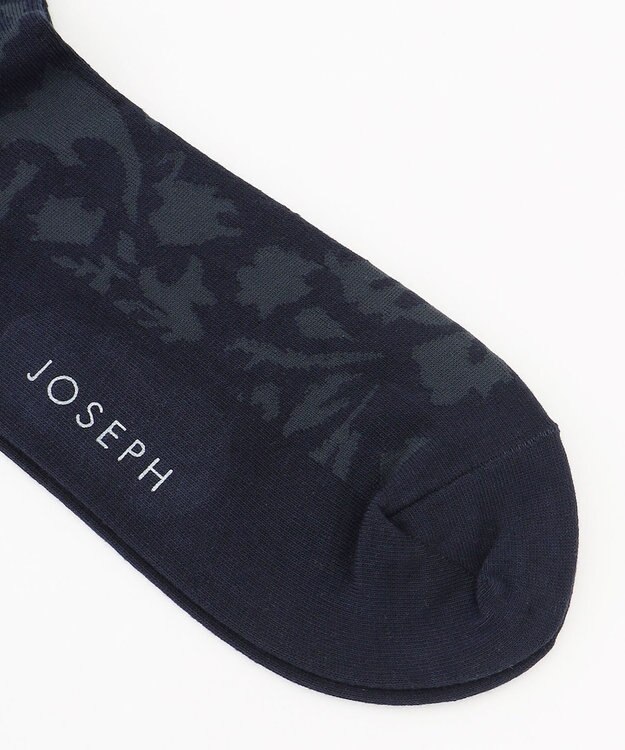 JOSEPH HOMME シャドウフラワー　ソックス ネイビー系3