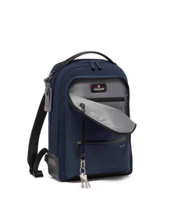 TUMI メンズ TUMI HARRISON 「ブラッドナー」バックパック ネイビー