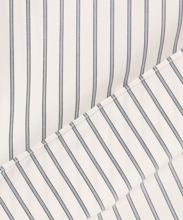 J.PRESS MEN 【SUPIMAコットン使用】マルチストライプブロードシャツ / B.D. アイボリー系1