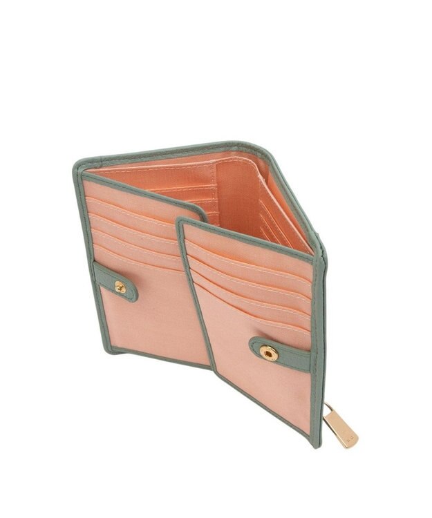 LANVIN en Bleu アーリ 財布機能付きカードケース グレイッシュブルー