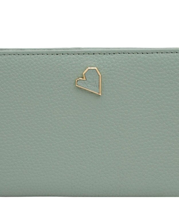 LANVIN en Bleu アーリ 財布機能付きカードケース グレイッシュブルー