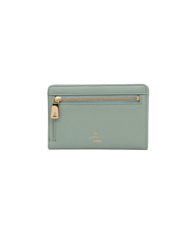 LANVIN en Bleu アーリ 財布機能付きカードケース グレイッシュブルー