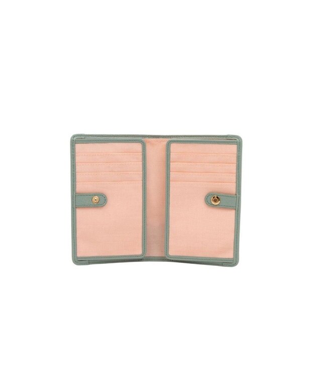 LANVIN en Bleu アーリ 財布機能付きカードケース グレイッシュブルー