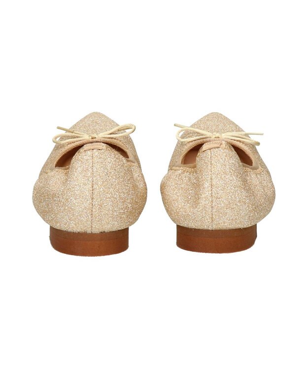 Bridget Birkin 【Bridget Birkin】ポインテッドトゥバレエシューズ ゴールド