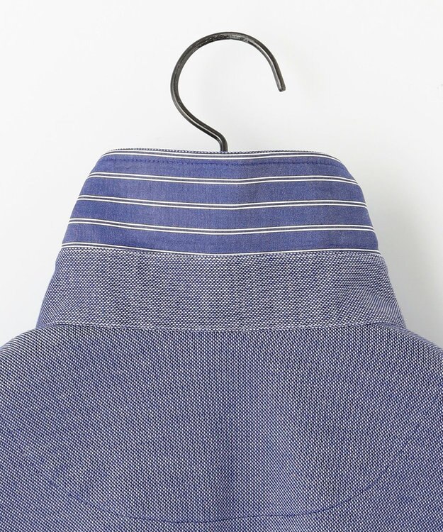 JOSEPH ABBOUD クールビズ【WEB限定・速乾】シャンブレー ポロシャツ ブルー系