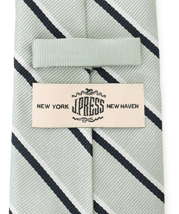 J.PRESS MEN 【定番】オーセンティックレジメンタル ネクタイ ライトグレー系2