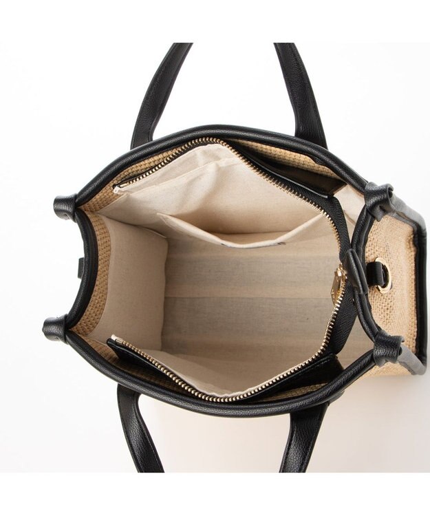 UNBILLION cachecache ポリプロピレン2wayスクエアトートバッグ ブラック