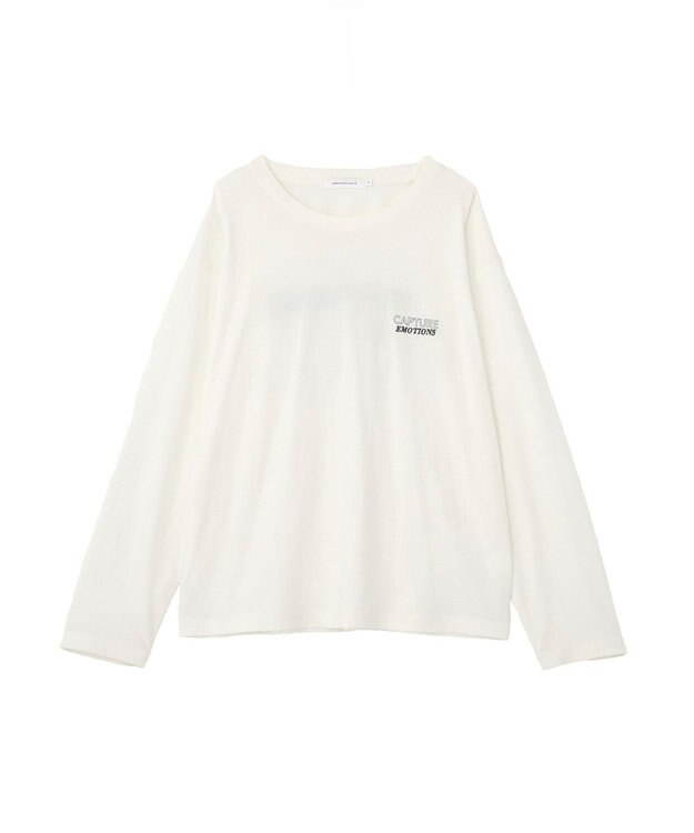 AMERICAN HOLIC NURTURING 刺繍ロゴロンT Off White