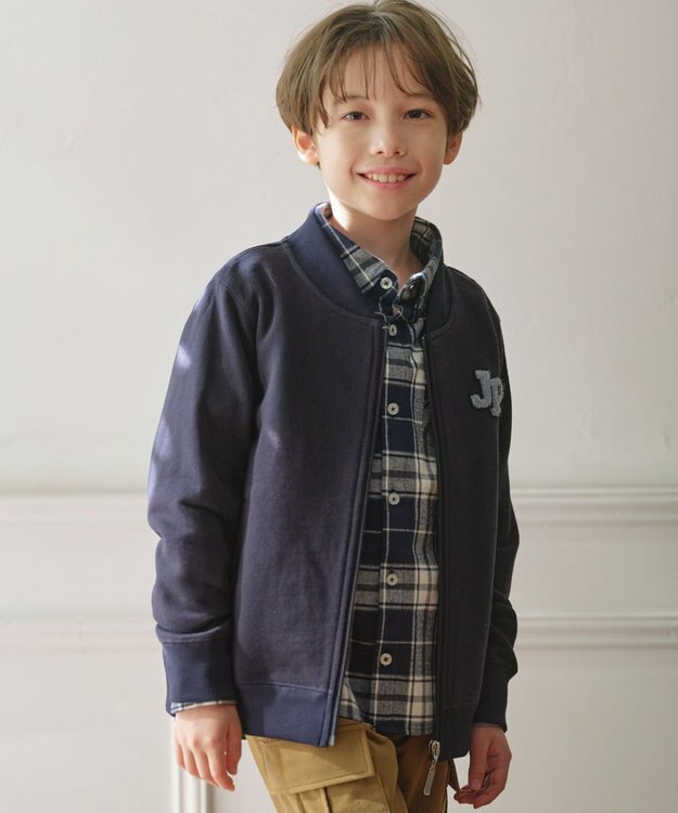 J.PRESS KIDS 【100-130cm】トラック ブルゾン ネイビー系