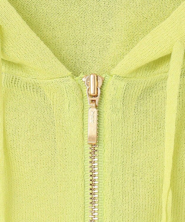 BEIGE， YUZU / ニットパーカー Lime