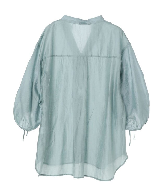 Green Parks ・ＥＬＥＮＣＡＲＥ　ＤＵＥ　ドロストスリーブチュニック Sax