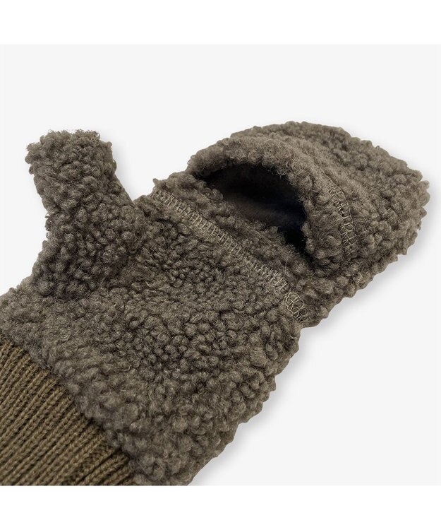 林八百吉商店 Coleman　ボアフードグローブ モカ