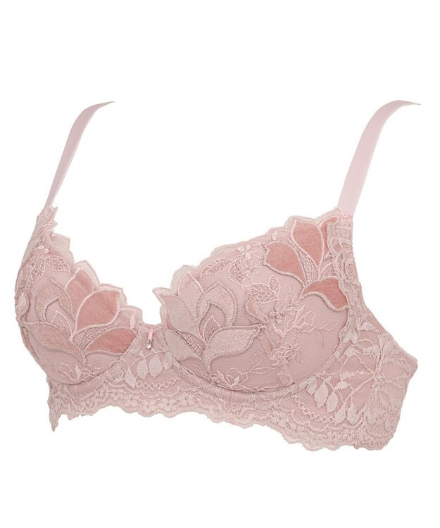 BRADELIS New York 【BRADELIS New York / 育乳補整ブラ・STEP1 集める】ウェンディステップ1ブラ25A1  補正 ブラジャー ピンク