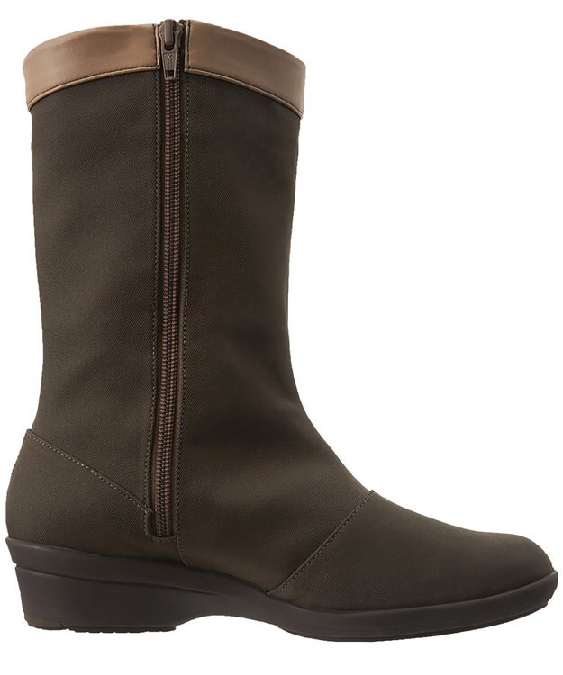 ASICS WALKING ペダラウォーキングシューズ 3E ヒール高3.5cm グリーン系