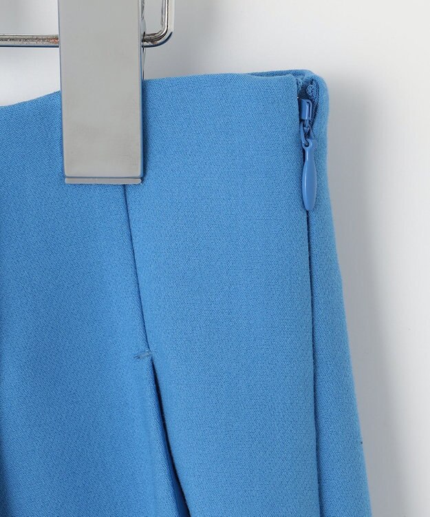 UNFILO 【VERY.3月号掲載/洗える/ストレッチ】ハイウエストカラーパンツ ブルー