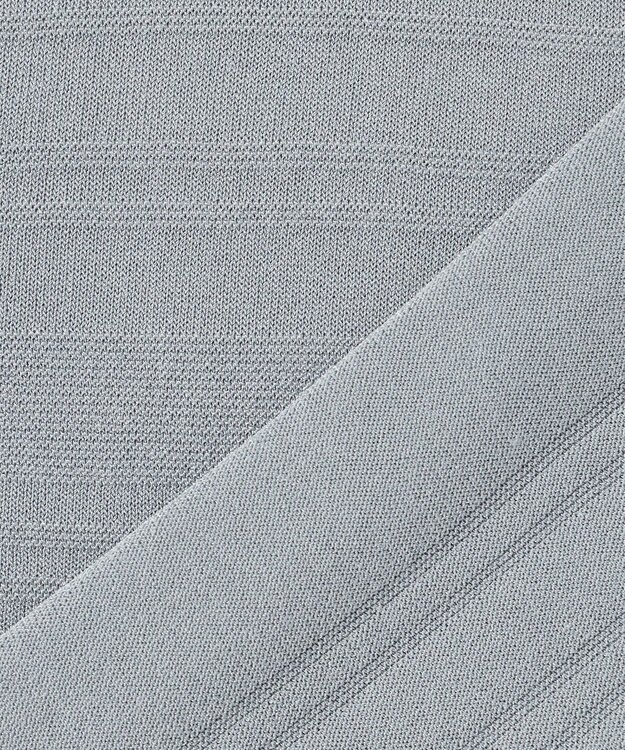 J.PRESS LADIES 【WEB限定カラーあり・洗える】SILKY RAYON STRETCH ボーダー ニット ダルブルー系