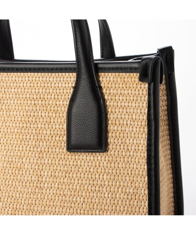 UNBILLION cachecache ポリプロピレン2wayスクエアトートバッグ ブラック