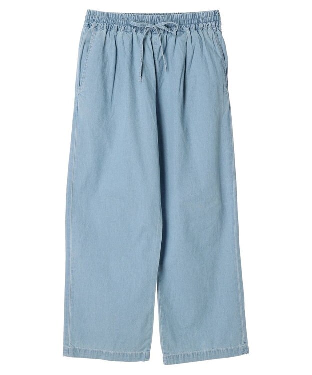 Green Parks イージーワイドパンツ Light Indigo