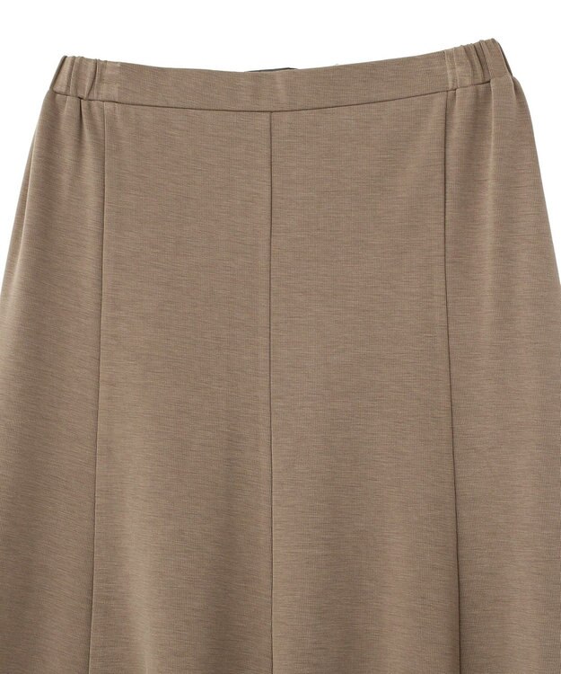 YECCA VECCA 【接触冷感】カットマーメイドスカート Dark Beige